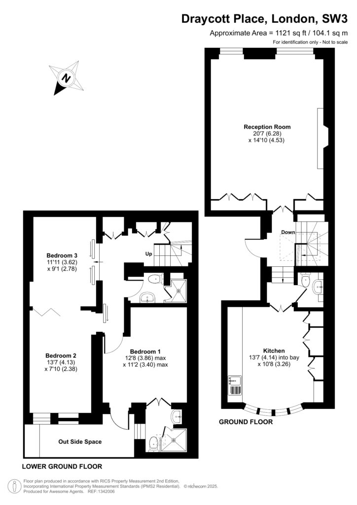 Professional floor plan example